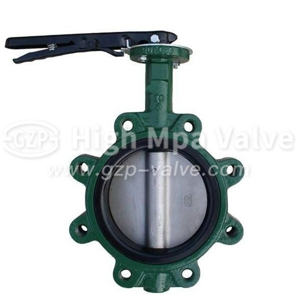 Resilient seat wafer lug butterfly valve